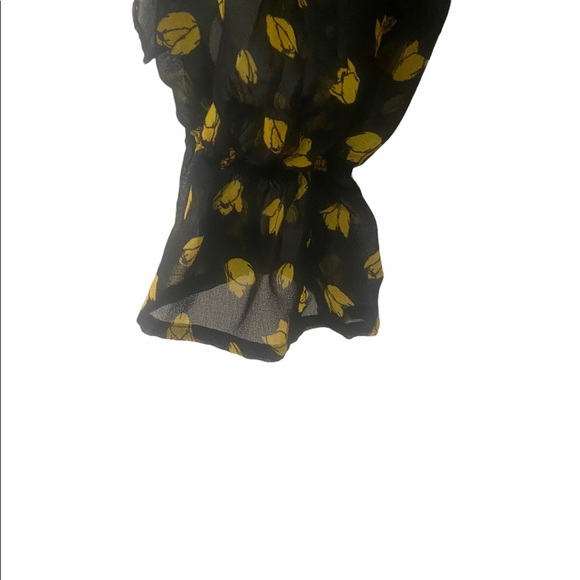 Who what wear long sleeve ruffled sheer blouse. - Picture 8 of 9